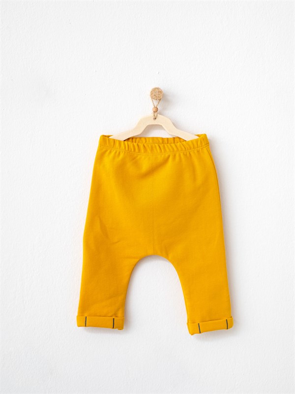 Andywawa Ayı Kampı Bebek Pantolonu AC21079 Sarı
