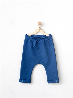Andywawa Ayı Kampı Bebek Pantolonu AC21079 Mavi